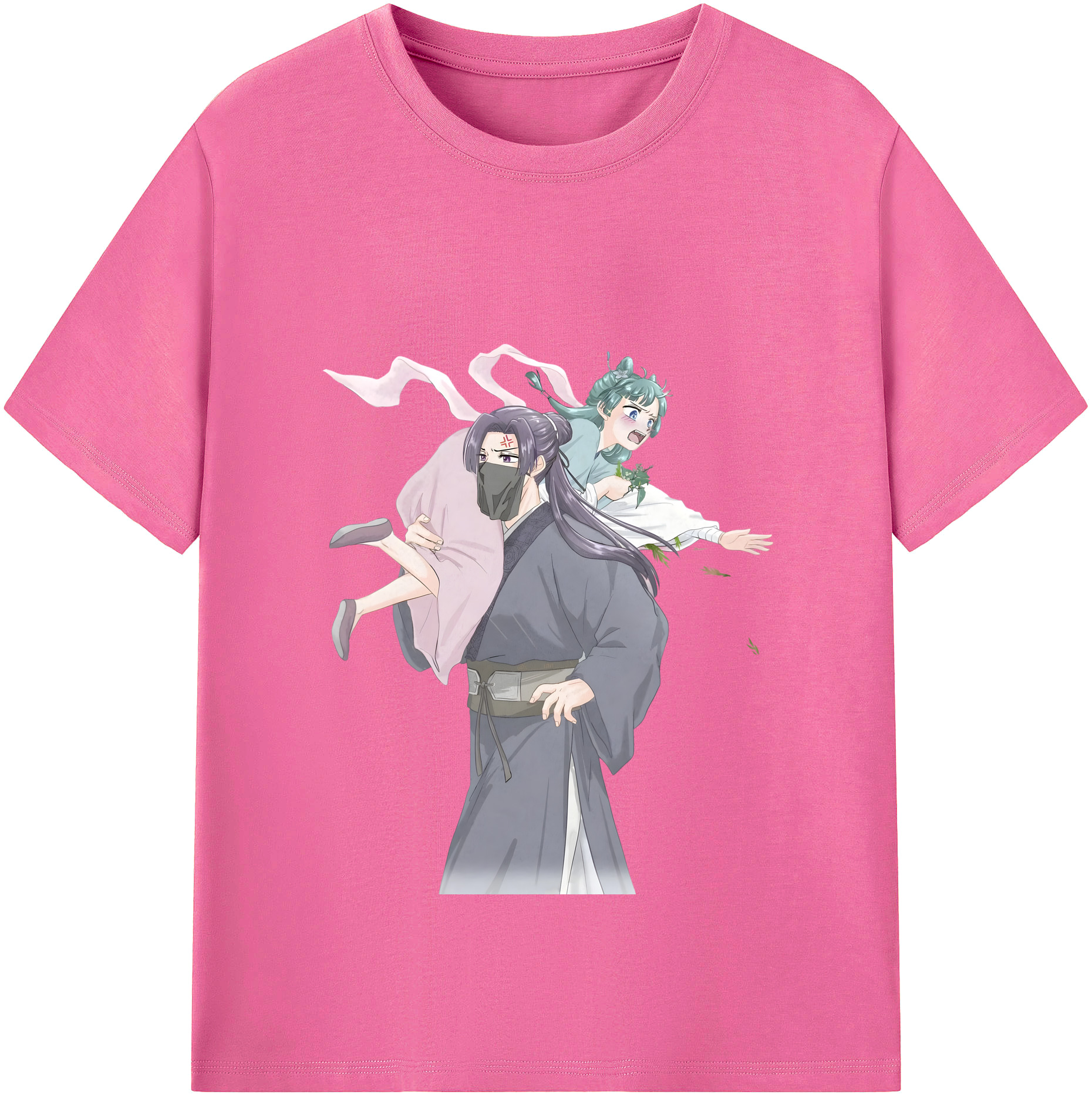 （画像用） 薬屋のひとりごと The Apothecary Diaries レディースカジュアルプリントTシャツ（綿100％）